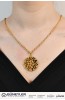 YILDIZLI YUVARLAK MADALYON 22 AYAR A053076 YILDIZLI YUVARLAK MADALYON 22 AYAR A053076