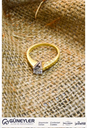 TEKTAŞ YÜZÜK 14 AYAR A033959