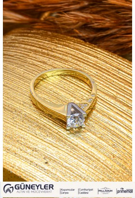 TEKTAŞ YÜZÜK 14 AYAR A033959