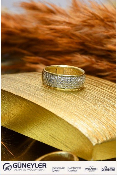 TAMTUR TAŞLI YÜZÜK 14 AYAR A041133 TAMTUR TAŞLI YÜZÜK 14 AYAR A041133
