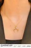 NAZAR BONCUKLU HİLAL KOLYE 22 AYAR A054889 NAZAR BONCUKLU HİLAL KOLYE 22 AYAR A054889