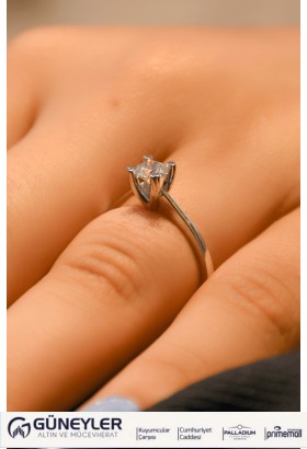 TEKTAŞ YÜZÜK 14 AYAR A034318