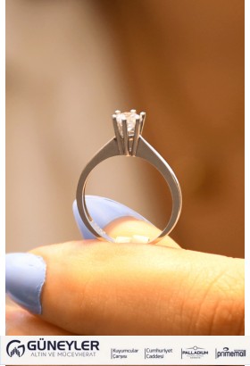 TEKTAŞ YÜZÜK 14 AYAR A034323