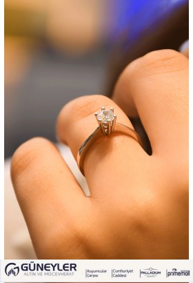 TEKTAŞ YÜZÜK 14 AYAR A034323