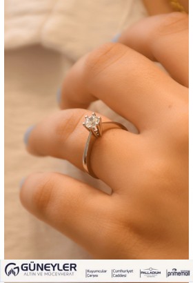 TEKTAŞ YÜZÜK 14 AYAR A034323