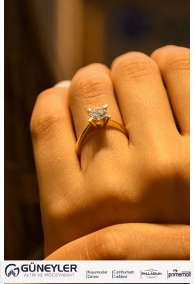 ROBERTO BRAVO TEKTAŞ YÜZÜK 14 AYAR A035571 ROBERTO BRAVO TEKTAŞ YÜZÜK 14 AYAR A035571