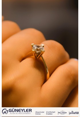 ROBERTO BRAVO TEKTAŞ YÜZÜK 14 AYAR A035735 ROBERTO BRAVO TEKTAŞ YÜZÜK 14 AYAR A035735