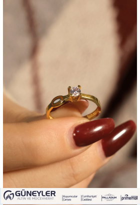 TEKTAŞ YÜZÜK 22 AYAR A049547