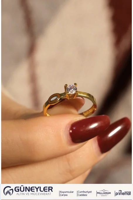 TEKTAŞ YÜZÜK 22 AYAR A049547 TEKTAŞ YÜZÜK 22 AYAR A049547