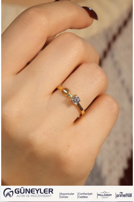 TEKTAŞ YÜZÜK 22 AYAR A049547 TEKTAŞ YÜZÜK 22 AYAR A049547
