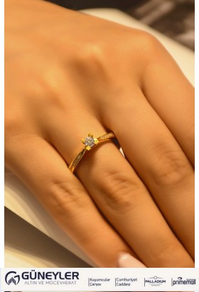 TEKTAŞ YÜZÜK 22 AYAR A034370