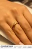 TEKTAŞ YÜZÜK 22 AYAR A034370 TEKTAŞ YÜZÜK 22 AYAR A034370