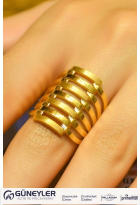 KABURGA YÜZÜK 14 AYAR A063321