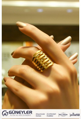 KABURGA YÜZÜK 14 AYAR A063321