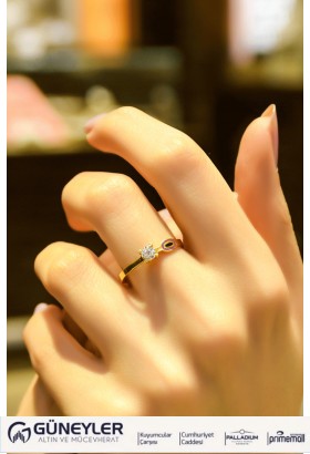 TEKTAŞ YÜZÜK 22 AYAR A049535 TEKTAŞ YÜZÜK 22 AYAR A049535