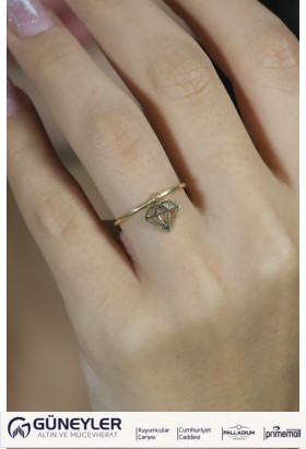 FANTAZİ YÜZÜK 14 AYAR ATS8024