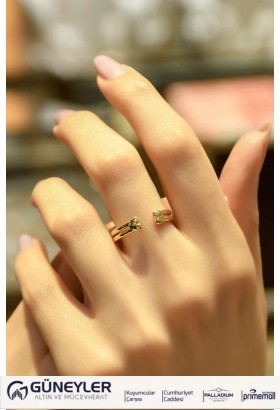 FANTAZİ YÜZÜK 14 AYAR AT04844
