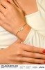 TAŞLI TAÇ BİLEKLİK 14 AYAR A022273 TAŞLI TAÇ BİLEKLİK 14 AYAR A022273