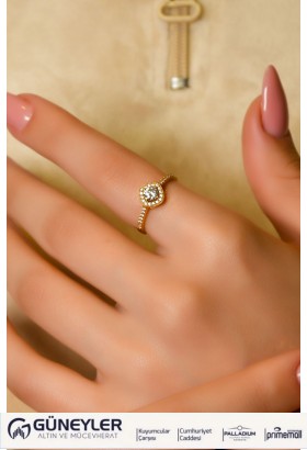 TAŞLI TASARIM YÜZÜK 22 AYAR A049313 TAŞLI TASARIM YÜZÜK 22 AYAR A049313