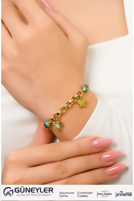 MODERN TARZ BİLEKLİK 14 AYAR A065727 MODERN TARZ BİLEKLİK 14 AYAR A065727