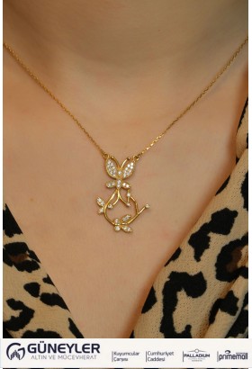 KELEBEK KOLYE 22 AYAR A013563 KELEBEK KOLYE 22 AYAR A013563