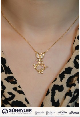 KELEBEK KOLYE 22 AYAR A013563 KELEBEK KOLYE 22 AYAR A013563