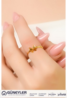 MİNELİ KELEBEK EKLEM YÜZÜK 22 AYAR A049540 MİNELİ KELEBEK EKLEM YÜZÜK 22 AYAR A049540