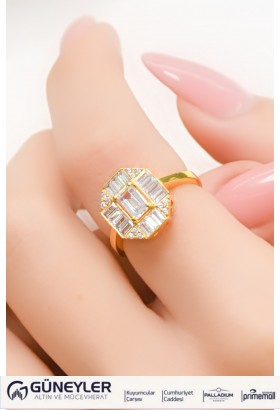 BAGET YÜZÜK 22 AYAR A057350