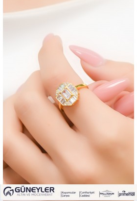 BAGET YÜZÜK 22 AYAR A057350