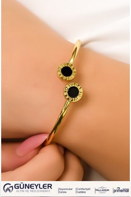 MİNELİ BVLGARİ KELEPÇE 14 AYAR A056092 MİNELİ BVLGARİ KELEPÇE 14 AYAR A056092
