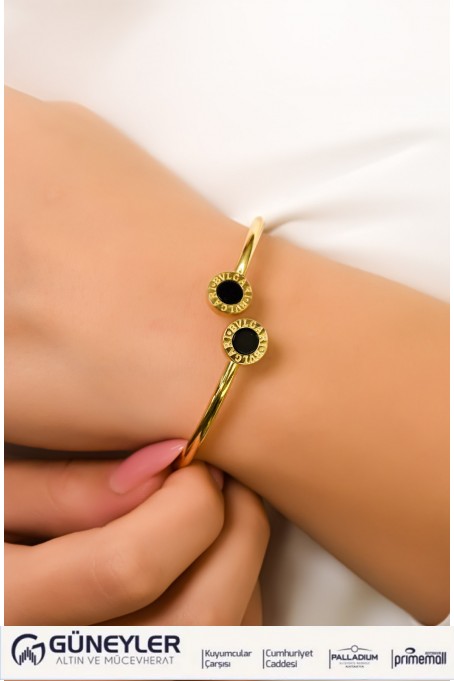 MİNELİ BVLGARİ KELEPÇE 14 AYAR A056092 MİNELİ BVLGARİ KELEPÇE 14 AYAR A056092