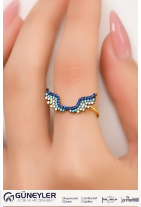 MELEK KANADI YÜZÜK 14 AYAR A053630 MELEK KANADI YÜZÜK 14 AYAR A053630