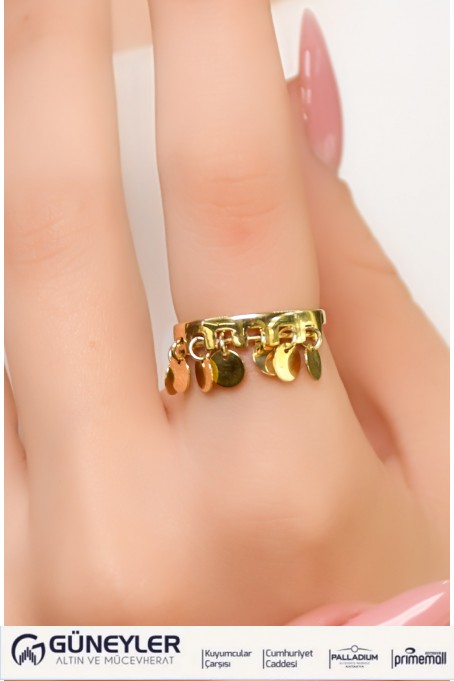 SALLANTI PULLU YÜZÜK 14 AYAR A059762