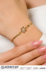 BALIK SIRTI KAR TANESİ BİLEKLİK 14 AYAR A059188 BALIK SIRTI KAR TANESİ BİLEKLİK 14 AYAR A059188