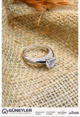 TEKTAŞ YÜZÜK 14 AYAR A026758 TEKTAŞ YÜZÜK 14 AYAR A026758