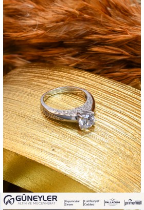 TEKTAŞ YÜZÜK 14 AYAR A026758 TEKTAŞ YÜZÜK 14 AYAR A026758