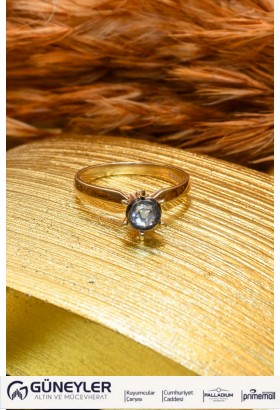 TEKTAŞ YÜZÜK 14 AYAR A030677