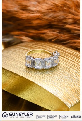 BEŞLİ BAGET YÜZÜK 14 AYAR A043610
