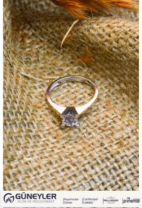 TEKTAŞ YÜZÜK 14 AYAR A064362