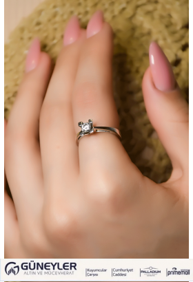 TEKTAŞ YÜZÜK 14 AYAR A000472