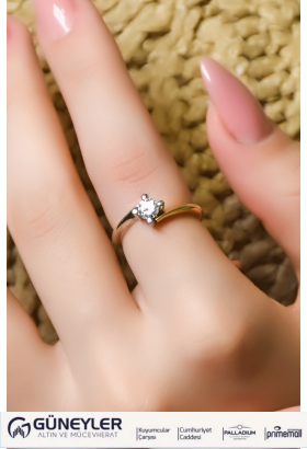 TEKTAŞ YÜZÜK 14 AYAR A000550 TEKTAŞ YÜZÜK 14 AYAR A000550