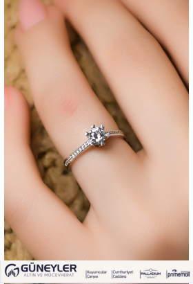 TEKTAŞ YÜZÜK 14 AYAR A065737