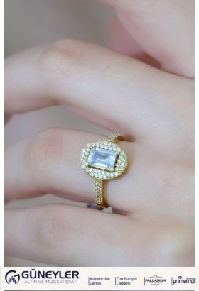 BAGET YÜZÜK 14 AYAR A041998