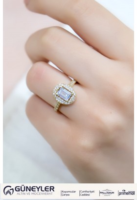 BAGET YÜZÜK 14 AYAR A041998