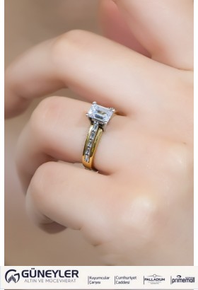 TEKTAŞ YÜZÜK 14 AYAR A035929 TEKTAŞ YÜZÜK 14 AYAR A035929