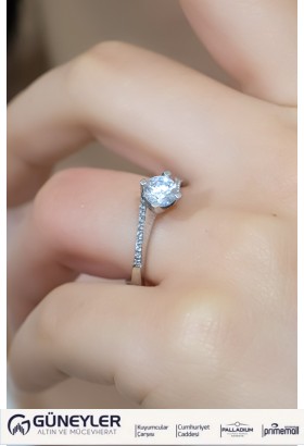 TEKTAŞ YÜZÜK 14 AYAR A028727