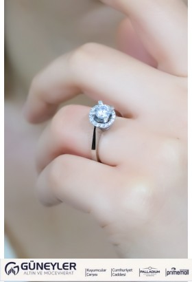 TEKTAŞ YÜZÜK 14 AYAR A044547 TEKTAŞ YÜZÜK 14 AYAR A044547