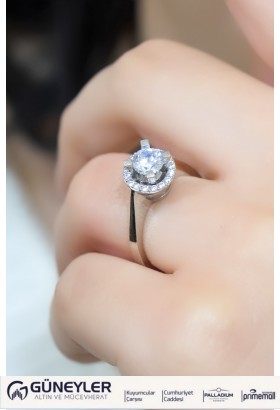 TEKTAŞ YÜZÜK 14 AYAR A044547 TEKTAŞ YÜZÜK 14 AYAR A044547