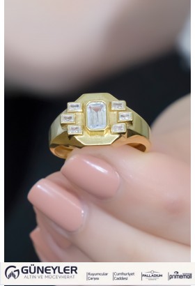 FANTAZİ YÜZÜK 14 AYAR A038808