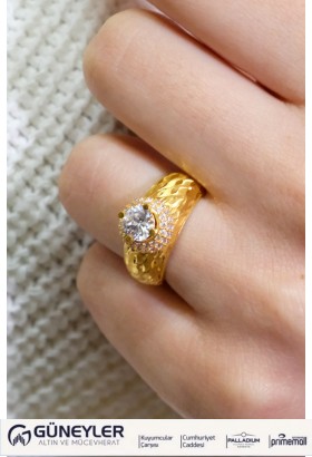 TEKTAŞ YÜZÜK 22 AYAR A045724